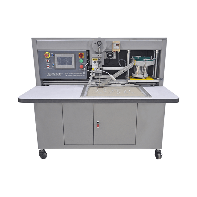 Computer-Vollautomat-Button-Anbringmaschine